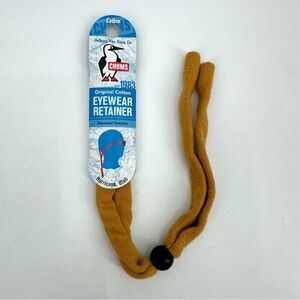 CHUMS Original Cotton Eyewear Retainer Standard Temples Unisex NEW Mustard